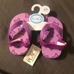 Baby girl summer flip flops